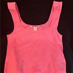 Athleta sleeveless fitted crop tank top